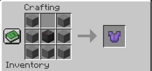 Stoneplate Chestplate Recipe